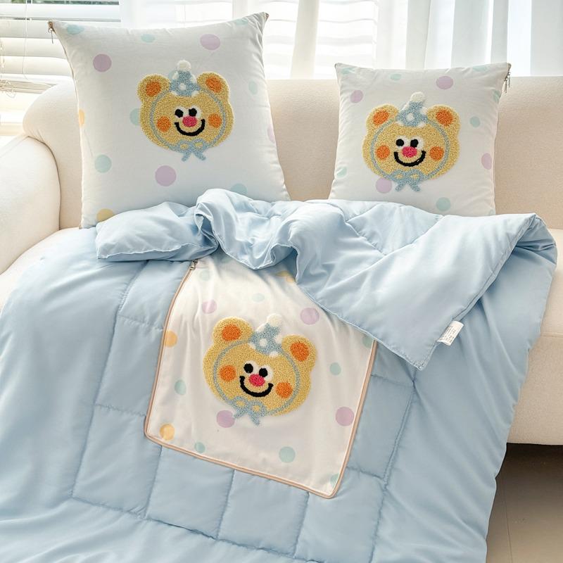 2025 Foldable Car Interior Cushion & Blanket: Converts Between Backrest Pillow and Air Conditioning Quilt