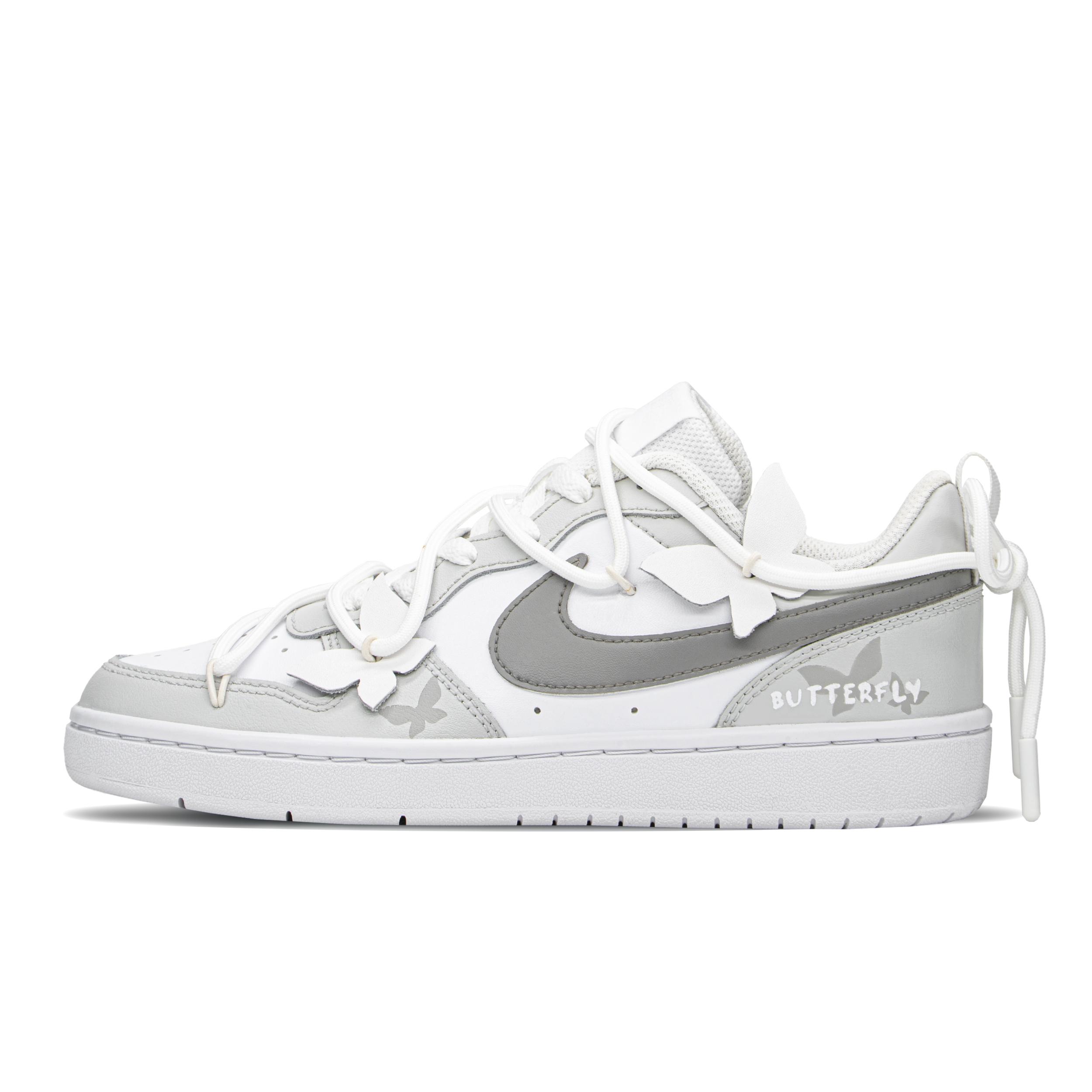 

Nike Court Borough Устойчивые к скольжению, Износостойкие, Легкие, Дышащие, Увеличивающие рост BQ5448-100(КомандаА-) 39