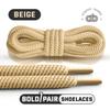 1 Pair 10mm Thick Round Shoelaces for Sneakers Running Sports Shoe Laces 100/120/140/160CM Shoelaces for Shoes Accessories