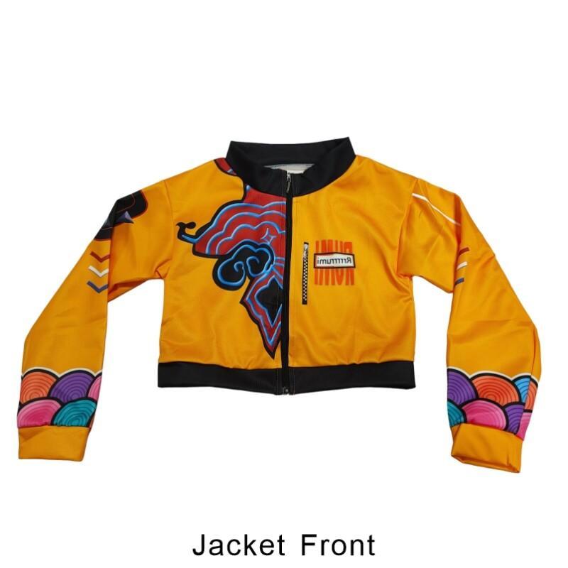 Film Kpop Lovec démonů Rumi Cosplay Kostým pro dívku Halloween Karneval Rumi Bunda Vesta a Šortky Třídílný Set Převlek