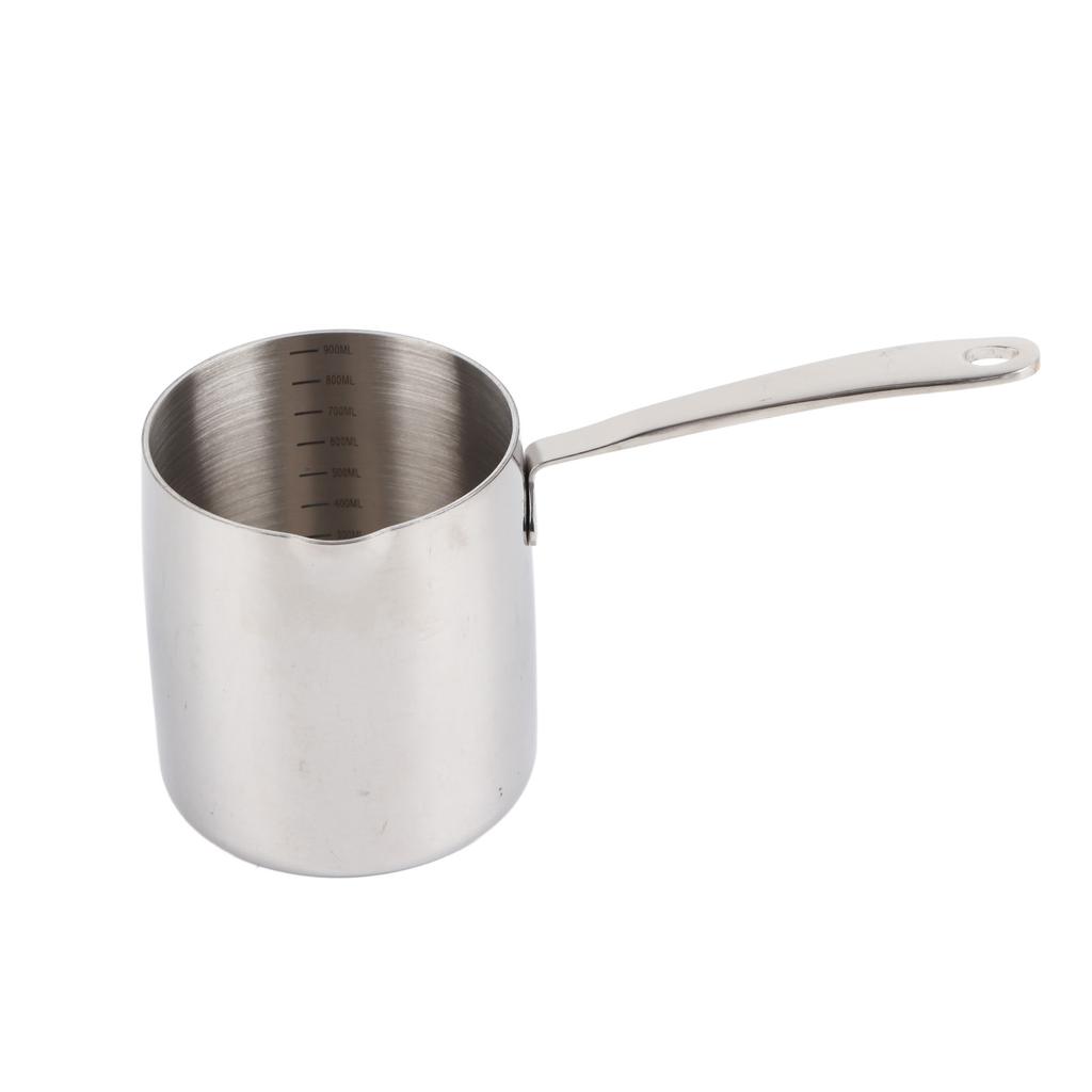 Butter Warmer Pot Quick Heat Conduction Three Layers Stainless Steel Butter Warmer with Accurate