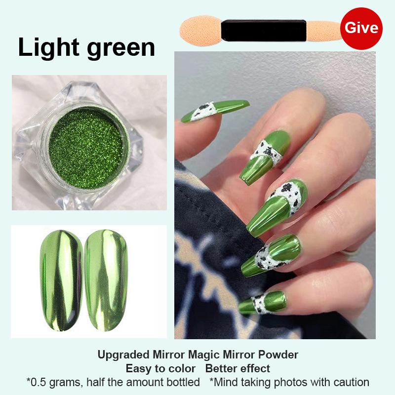 1Box Magic Mirror Sequins Shining Water Ripple Nail Patches Multicolour Nail Painting Decoration Accessory DIY
