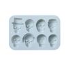 Skeleton Silicone Skull Mold  Ice Cubes Festival Biscuit Chocolate Baking Cake