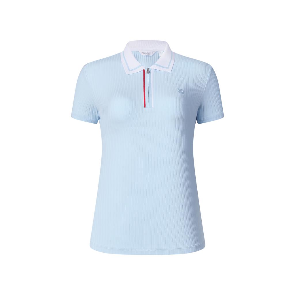 New FILA Polo Shirts Women's Light Sky Blue A11W425138FLB