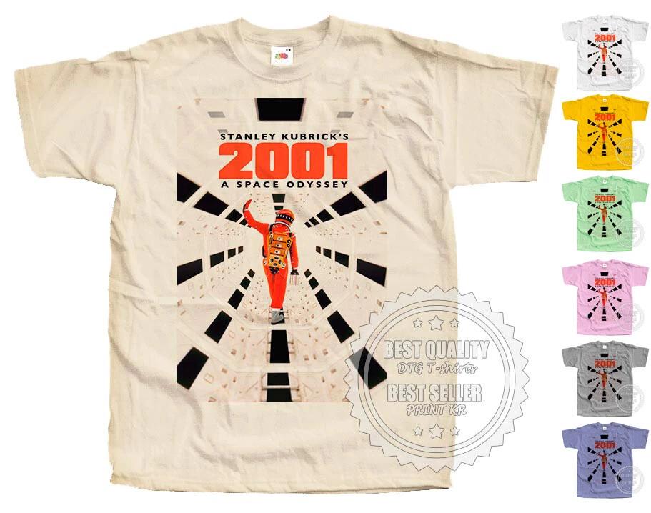

2001 A Space Odyssey T SHIRT v8 Movie Poster Colors Natural All Sizes S to 5XL 4XL