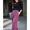 Demana Autumn Warm Chenille Pleated Wide-Leg Casual Pants