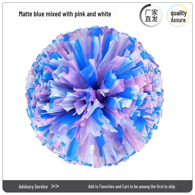 Durable Handheld Cheerleading Pom Poms for Squads and Primary Students