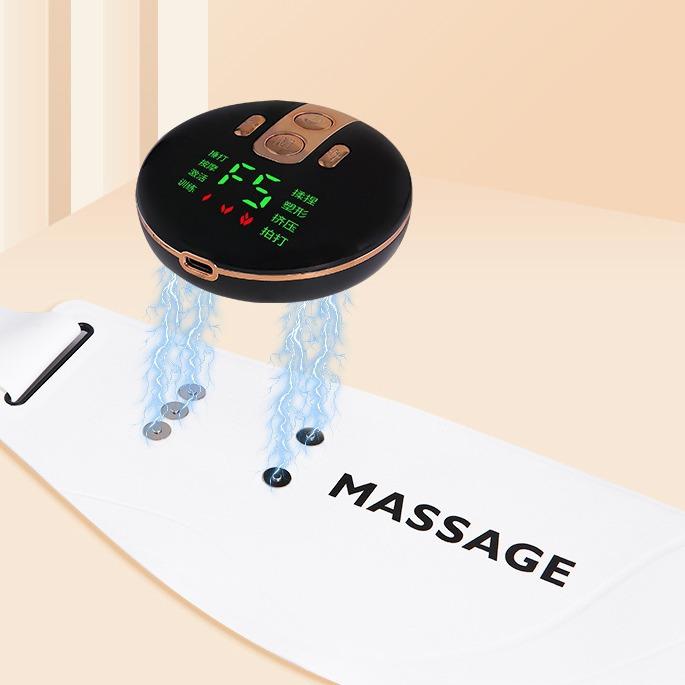 EMS Abdominal Massage Belt Micro-current Heating Abdominal Waist Massager To Relieve Fever Menstrual Palace Belt
