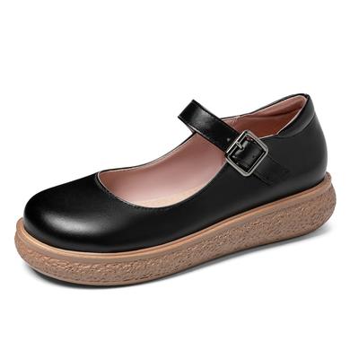 Γυναικεία Παπούτσια Oxford Mary Janes Φθινόπωρο Άνοιξη Brogue Δερμάτινα Casual Γυμνό Μαύρο Λευκό Γραφείου Περπάτημα Γυναικεία Παπούτσια Άνετα