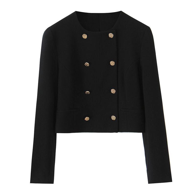 Zbzr Autumn New Women Clothes Western Style Short Double Placket Blazers Trousers 8372449 8372249