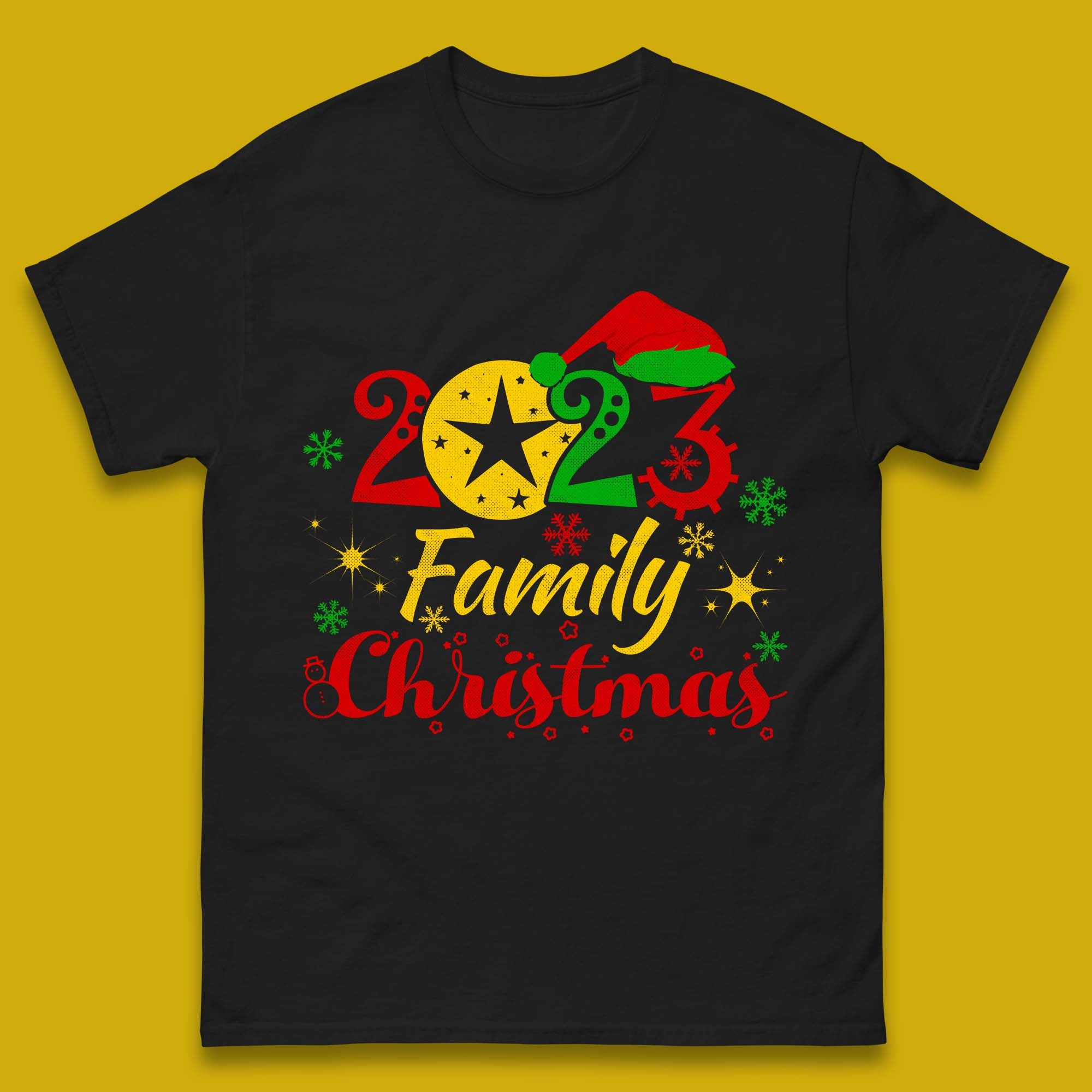 

Christmas Pajamas Xmas Mens Tee Top 4XL