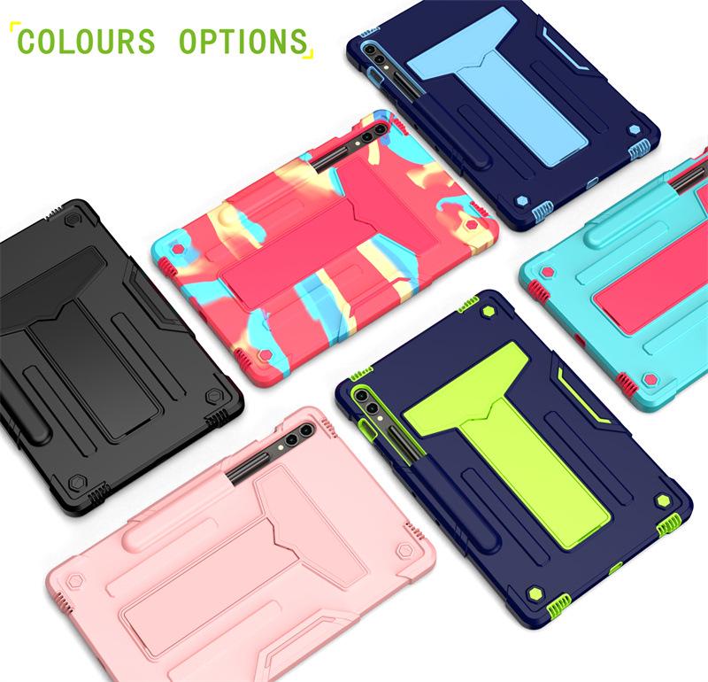 Compatible Samsung Tablet Protective Case: A11+, A9+, S9 FE, S9+ Stand & Drop-proof Cover