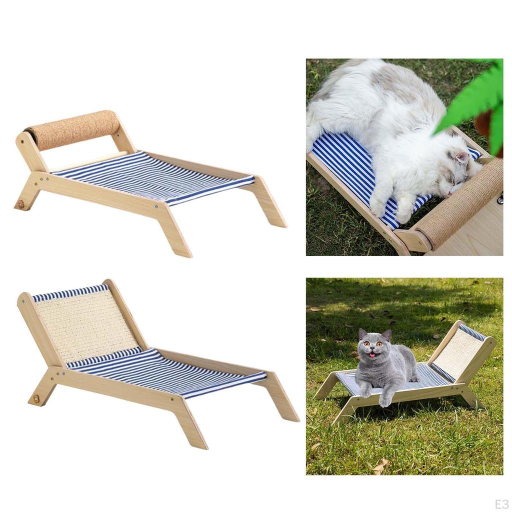 Hamak dla kota Miejsce do odpoczynku Plaża Wygodny Krzesło-zabawka Meble