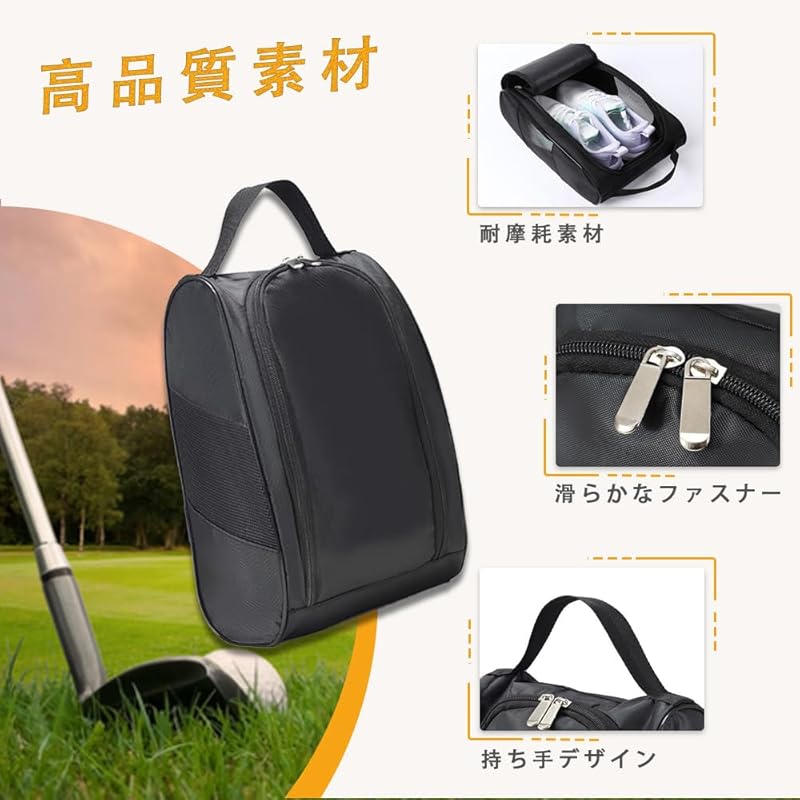 LKCCTK Mesh-Schuhtasche, Fleckenabweisend, Staubabweisend, Atmungsaktiv, Tragbarer Schuhkoffer für Reisen, Geschäftsreisen, Outdoor-Aktivitäten, Golf, Baseball,