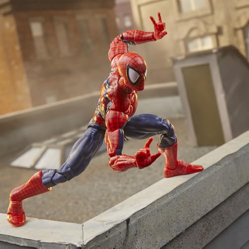 Hasbro Marvel Legends Maximum Series Spider-Man, Deluxe Spider-Man Comic Collection 15cm Action Figure, Amazing Articulation, Great Accessories G0594