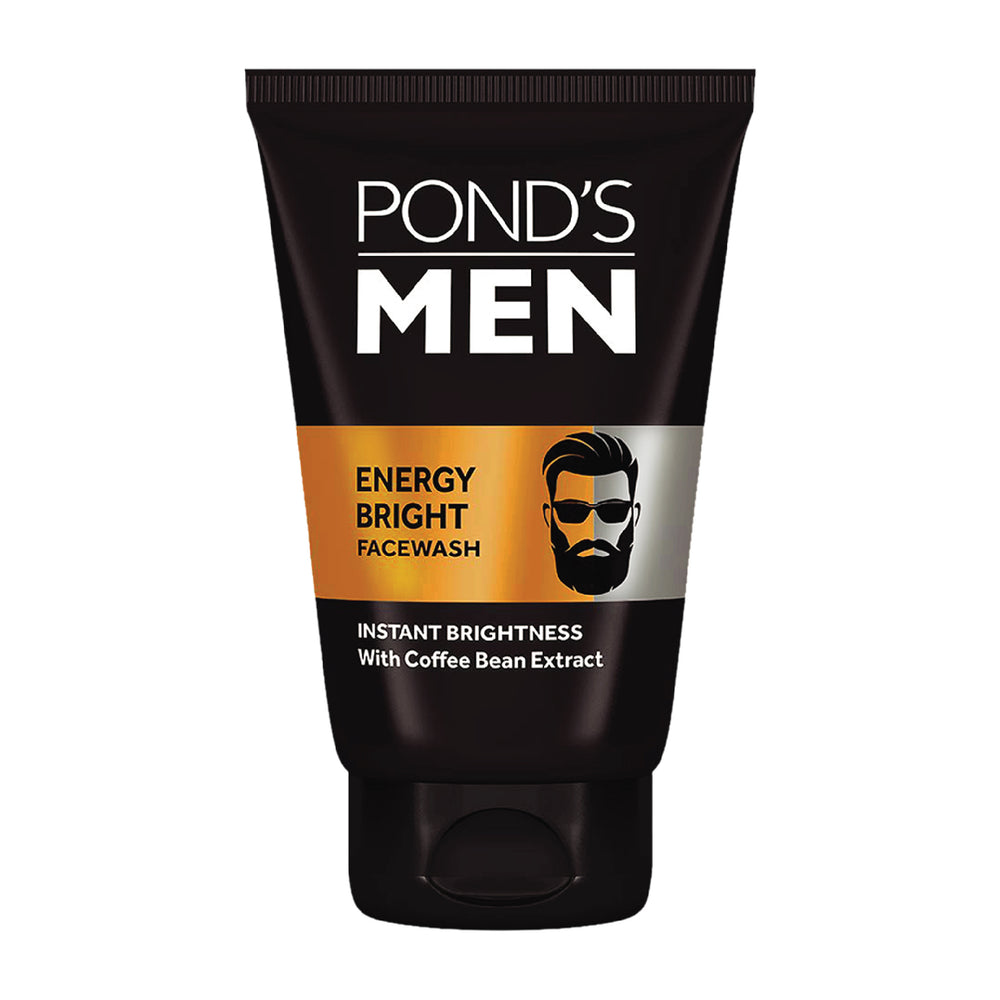 

Pond s Men Energy Bright Гель для умывания 100 г Для тусклой кожи С экстрактом кофейных зерен Контроль жирности Сияющий очищающий гель