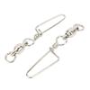 25PCS Stainless Steel Ball Bearing Swivels Rotatable Fishing Swivels  Saltwater Fishing