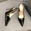 Fashion High Heeled Sandals Women Pointed Toe Shoes Elegant Fashion Pumps Sexy Woman Slippers 2025 Designer Luxury Sandalias De Mujer