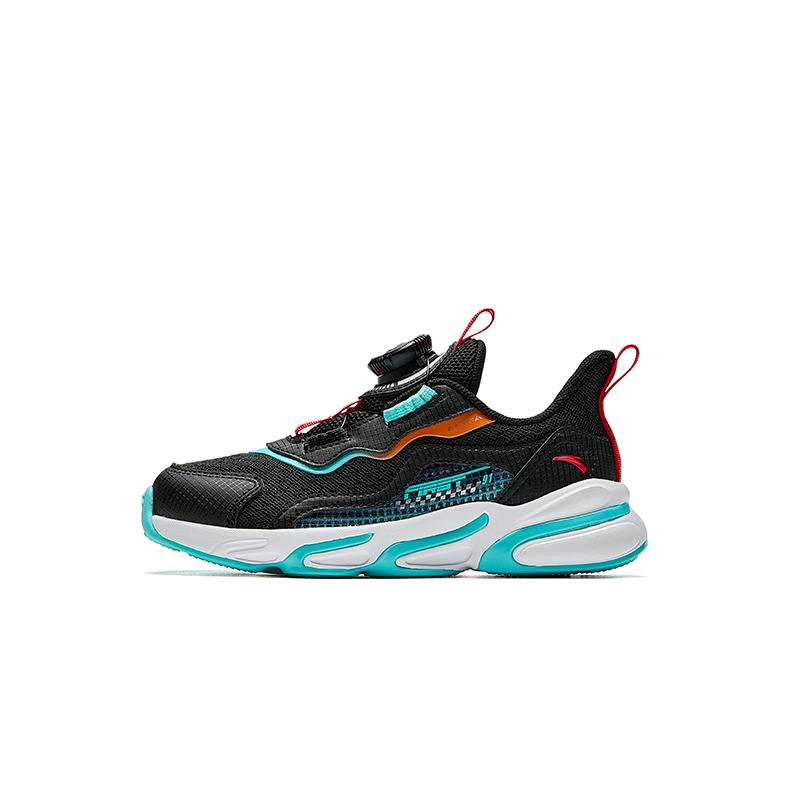 Anta Childrens Red Flame Trendy Fashion Comfortable Versatile Sports Breathable Lightweight Shock Absorbing Low-Top Childrens Running Shoes A12439919H