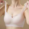 Invisible Bra Women's Gathering Underwear Fixed Cup Sexy Bra Push Up Bra