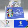 Durable Polyester 2024 Euro Cup Team Flag For Soccer Fans Vibrant Banner