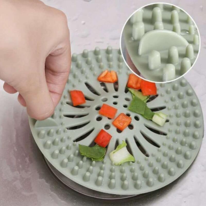 

1 bathroom hair drain strainer (random color)