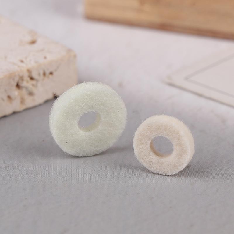 10Pcs Organ Key Felt Washers Pads For Wind Instruments Repair Replacement Parts Music Store Supply Accessories