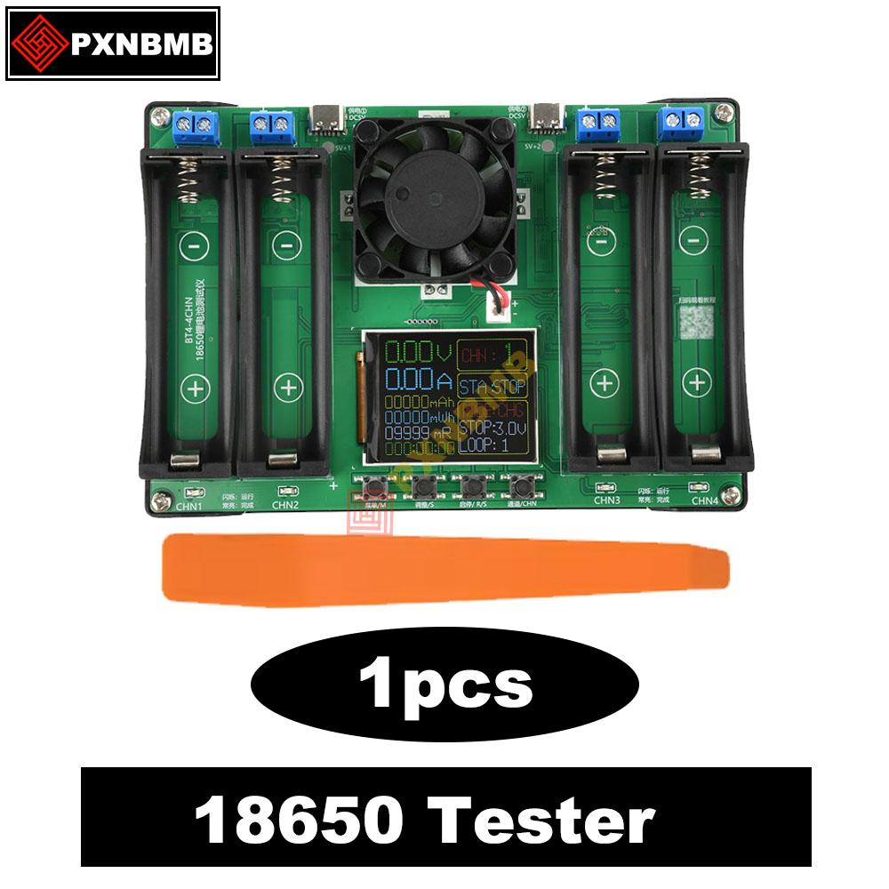18650 Type-C LCD 4/1 Channel Display Battery Capacity Tester MAh Lithium Digital Battery Detection Module For Battery Testing