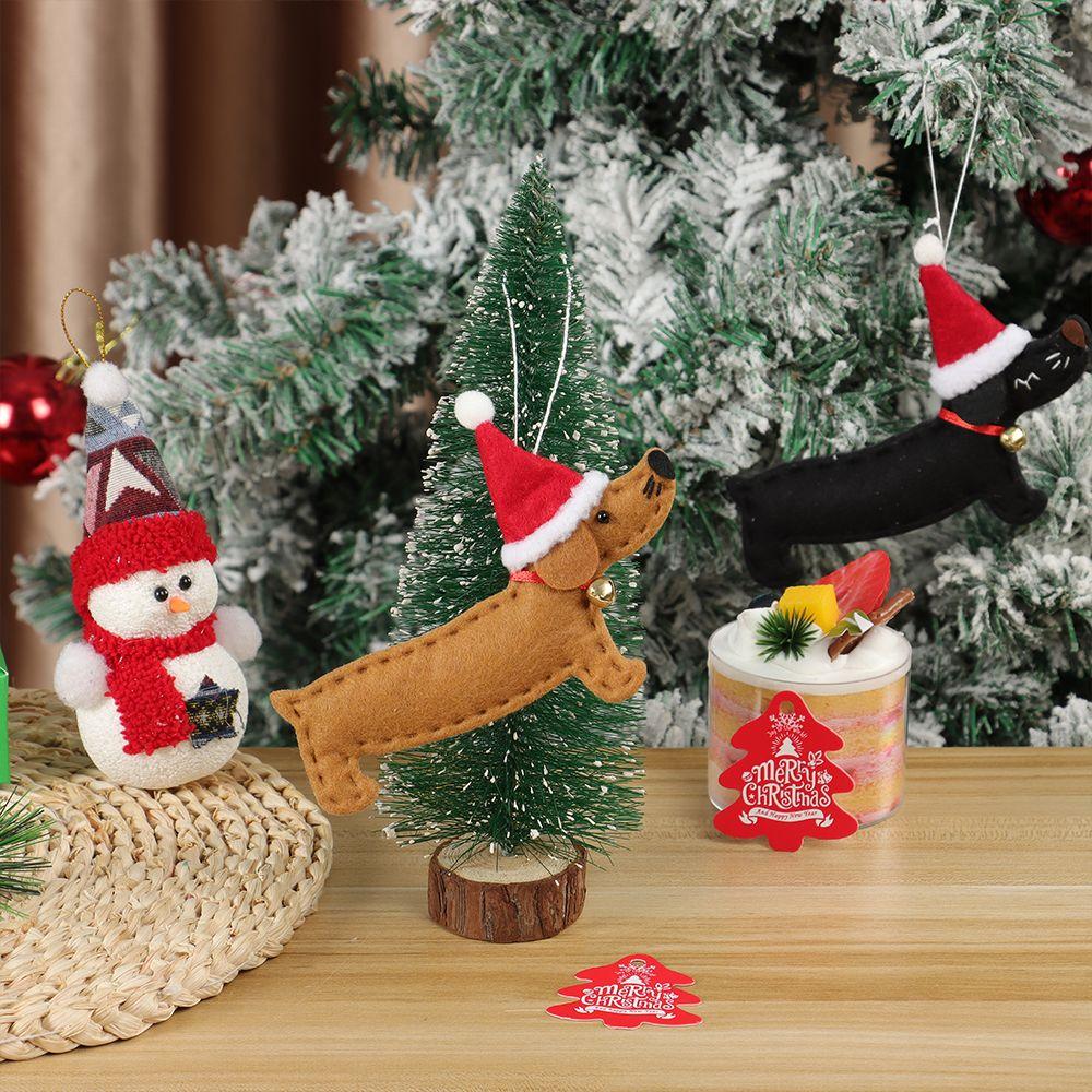 Holiday Decor Home Decoration Hang Decorations Christmas Tree Accessories Xmas Pendant Dachshund Dog Ornaments
