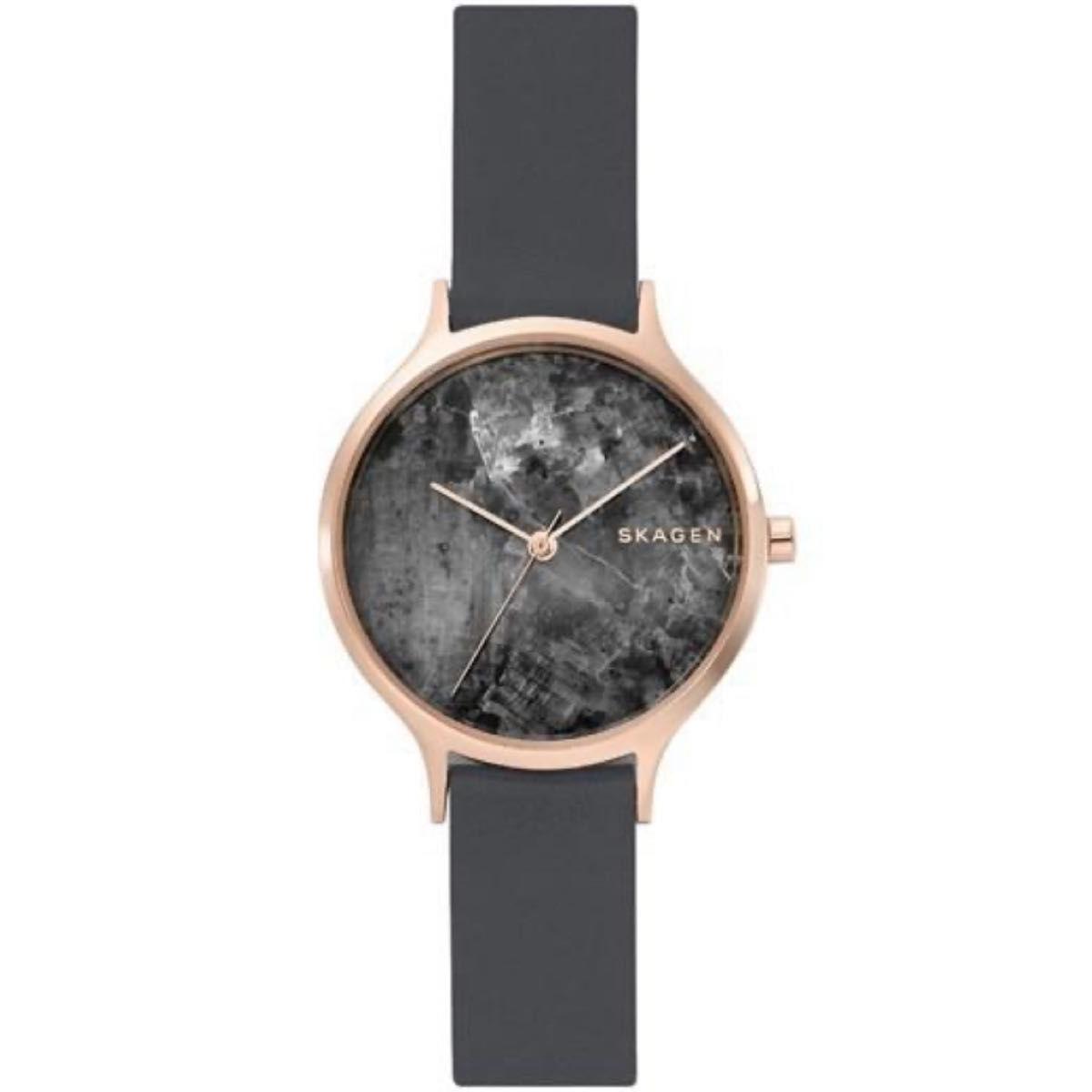 Used [New] SKAGEN anita Greige x Pink Gold Marble Watch