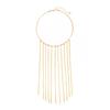 Gold Tassel Necklace Bohemian Gold Jewelry Fashion Metal Chain Choker  Girls