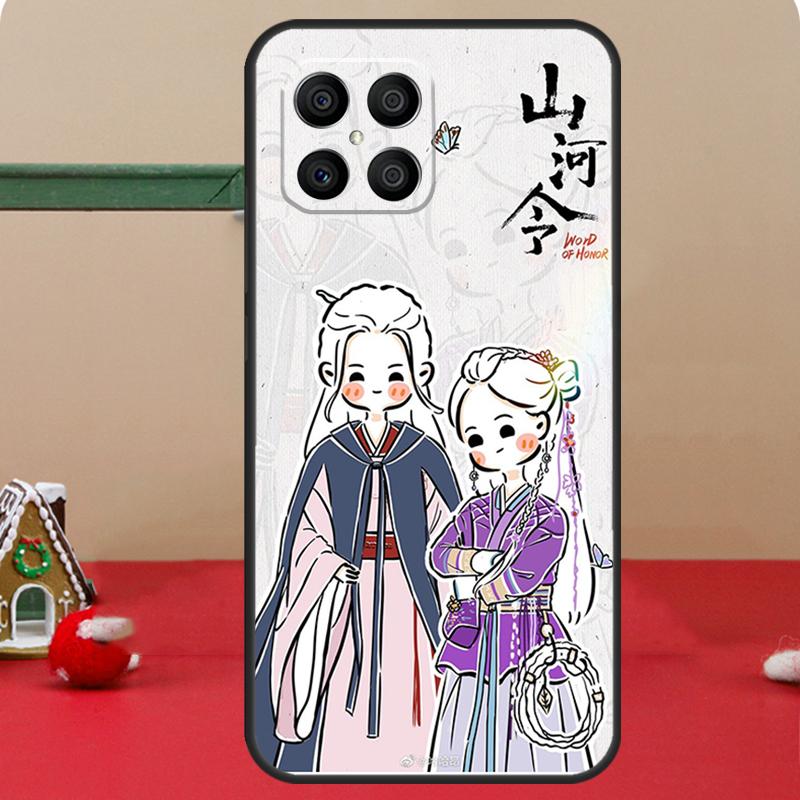 EHRENWORT Shan He Ling Cartoon Hülle Für Honor Magic 8 5 6 7 Lite Honor 400 Pro 200 70 90 X8c X8b X9a X9b X9c X9d Win Cover