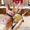 Shuibei Gold Cinnamon Dog Cartoon Keychain & Phone Lanyard - Trendy New Year Gift