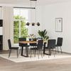 VidaXL Chaises à manger lot de 6 noir similicuir, chaise, chaise de salon, chaise d'appoint, chaise de cuisine, siège à 3315488