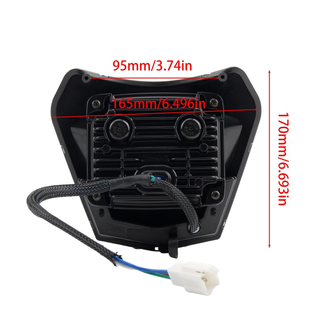 Enduro Motorcycle Headlight LED Wick for KTM EXC XC SX XC-W 125 250 300 350 450 530 DirtBike Off Road Racing Headlamp Modified