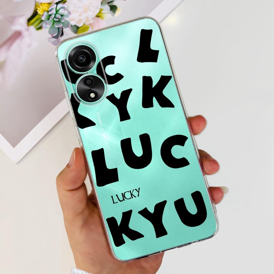 For Oppo A78 4G Case CPH2565 Stylish Painted Cover Soft Silicone Phone Case For Oppo A78 A 78 OppoA78 5G Back Cover Fundas Coque