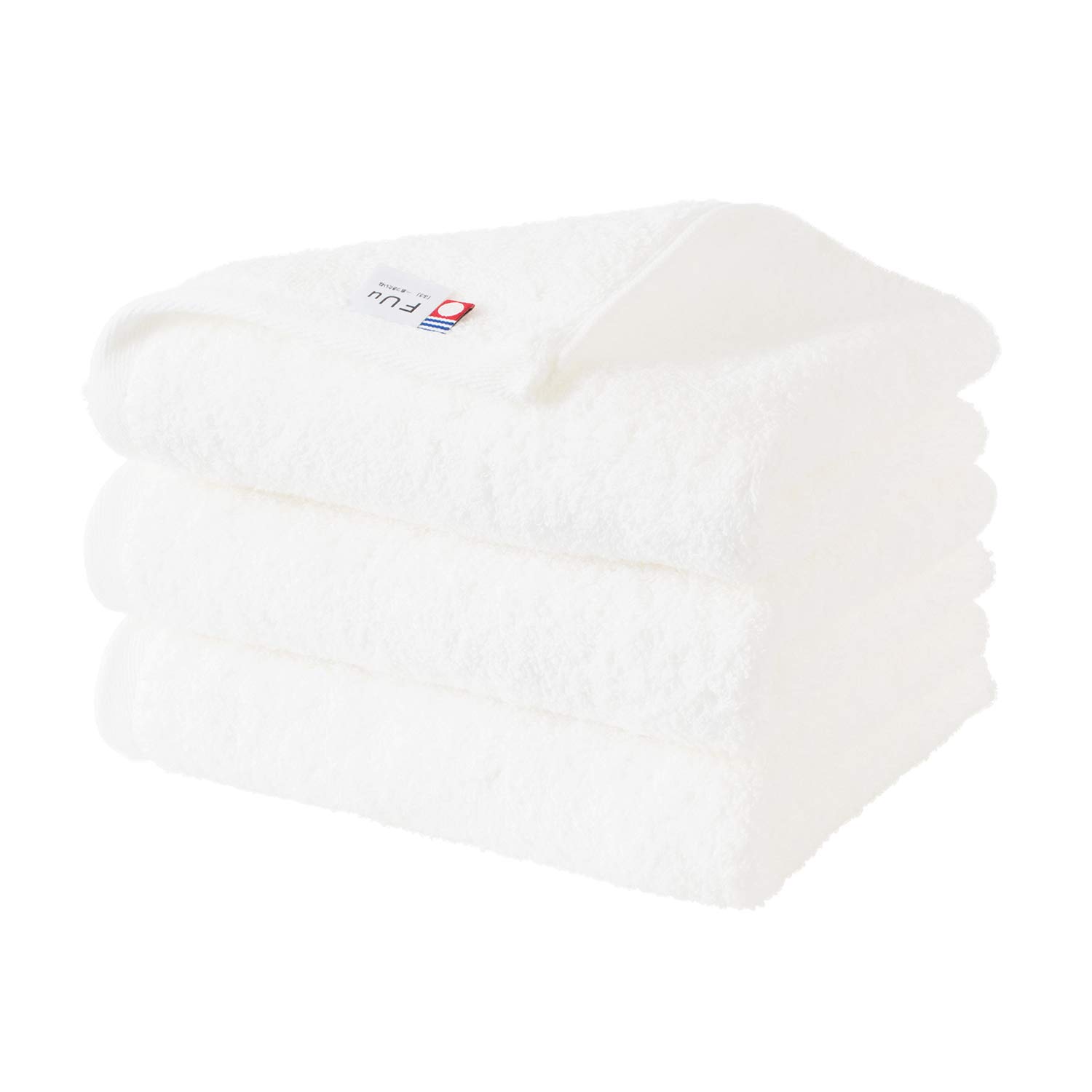 

Bloom Imabari Полотенце Сертифицированное FUu Набор из 3 лицевых полотенец Отель Сделано из хлопка Мягкое, пушистое, толстое, впитывающее, класс, Япония, 100% (белый) белый