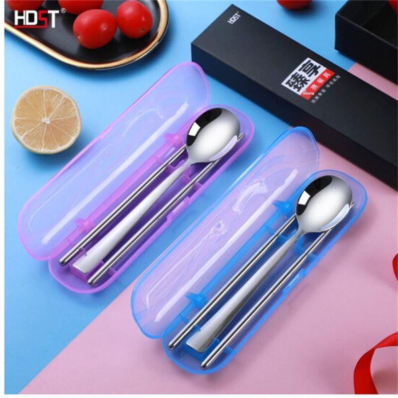 Huadian Shitone ZX-1915 Portable 2-Piece Cutlery Set
