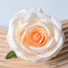 2 Pcs Realistic Artificial Rose Flower Heads Faux Silk No Stem Rose Heads