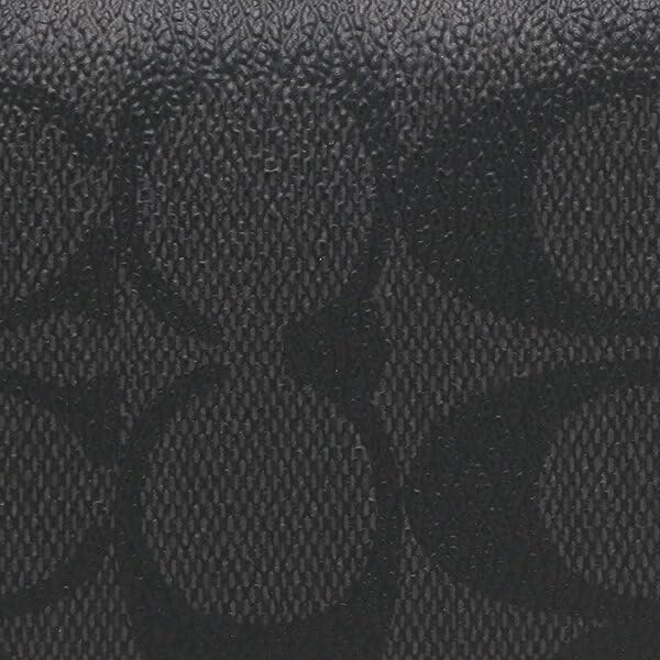 Coach Signature Black Card Case, Men's, Outlet, 91633 QBLWO [Used]