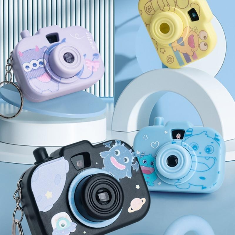 Creative Projection Toy Camera Keychain For Kids With Portable Designs And Safe Plastic Materials Stylish Keyring