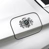 Fashion 3D Metal Lion Crown Gold Silver Side Emblem Decoration Badge Car Sticker For Volvo XC60 V40 S60 V50 V60 C30 S40 XC40 S80