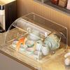 Clear Dustproof Storage Box for Tea Sets & Glassware