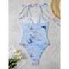 Print One Piece Swimsuit Women Bodysuit Swimwear Female Bathers Bathing Swimming Swim Suit Beachwear