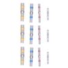 100Pcs Heat Shrink Butt Connectors Crimp Terminals Waterproof Solder Seal Electrical Splice Kit