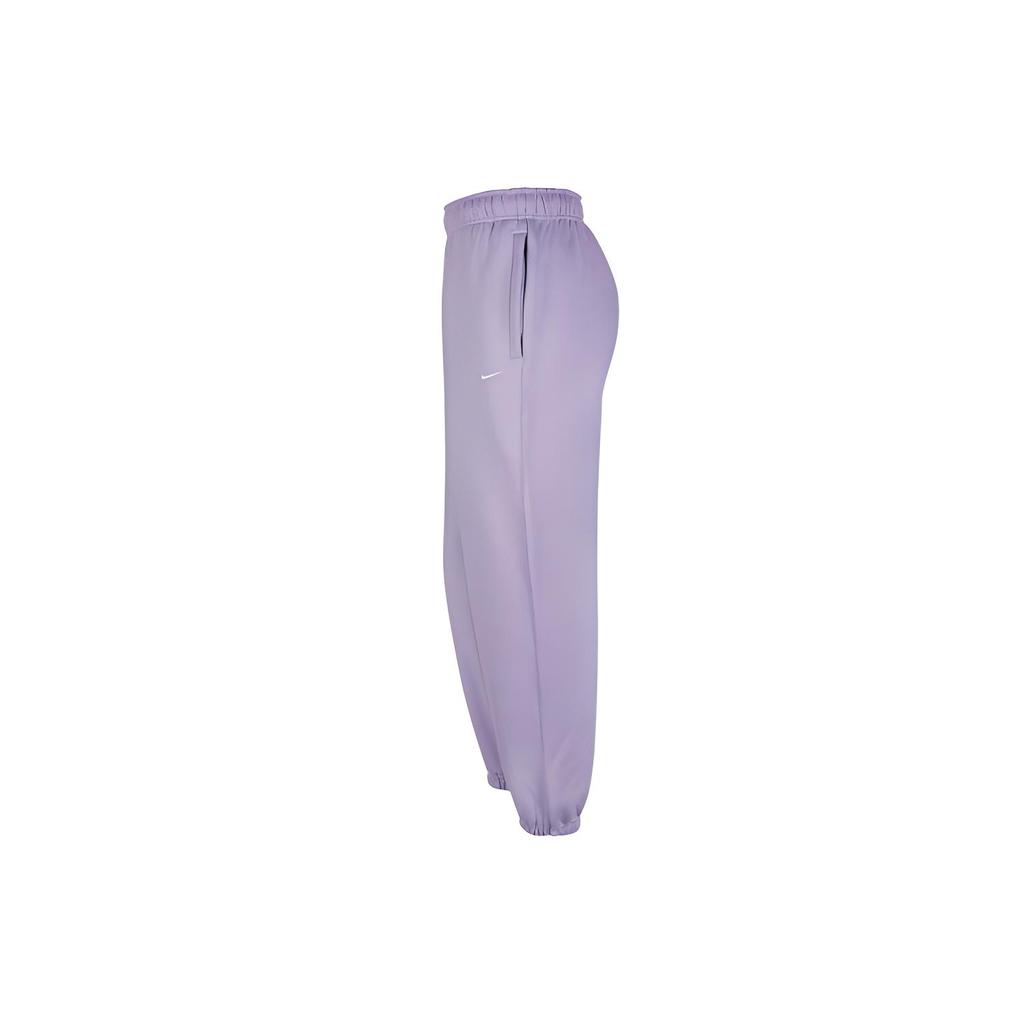 Nike Knitted Sweatpants Women's Purple Thickened Straight Fit Pants DA0334-563