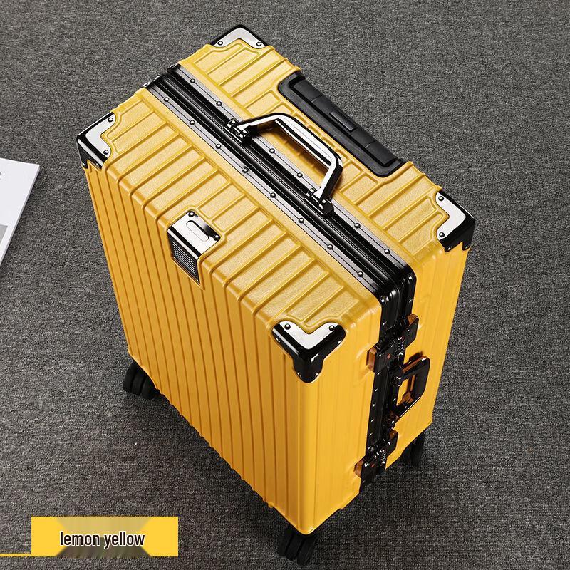 JOURHEY SHI Durable Aluminum Frame Spinner Luggage