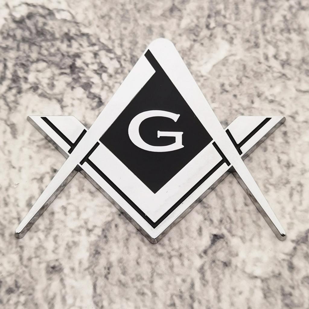 Freemason Masonic Car Emblems Decal Sticker Strong Adhesive for Automotive Truck Motorcycle Car Bikes Easy Installation