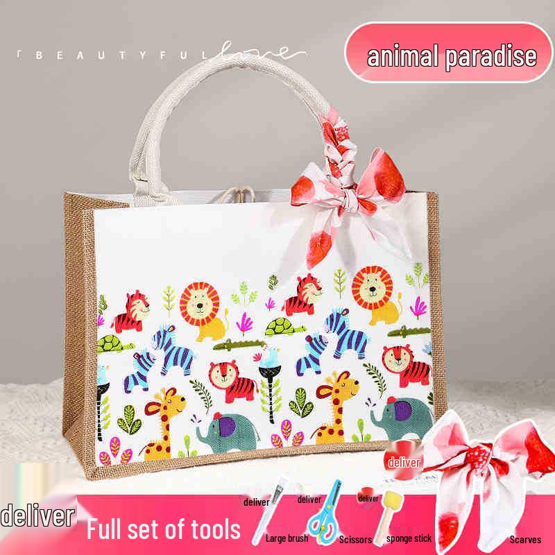Spring Festival Kids' DIY Decoupage Linen Tote Kit