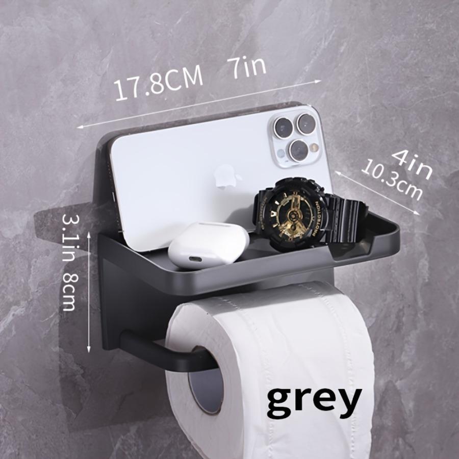 Wall-mounted Toilet Paper Rack Toilet Kitchen Thickened Plastic Storage Rack Toilet Paper Rack